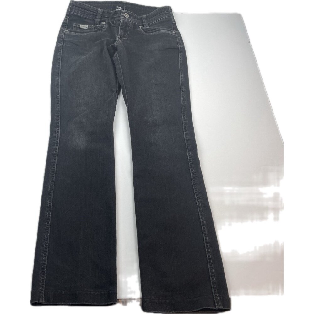 KUHL Legendary Pants Womens 2s Jeans Black 28x30 Slim - Picture 5 of 16